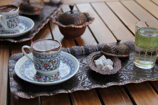 Turkish Coffee Served