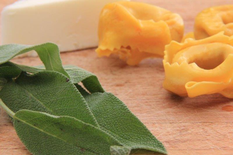 Ingredients for Tortellini with Sage and Butter Sauce