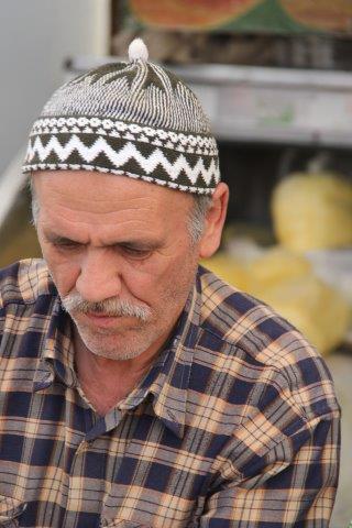 Turkish Stuffed Eggplant Market vendor