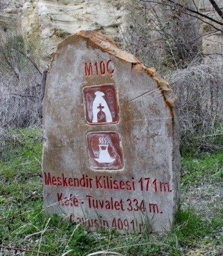 What to Pack for a Hiking Trip- Our Essential Packing List Red - Rose Valley Trail Marker Hiking Cappadocia www.compassandfork.com