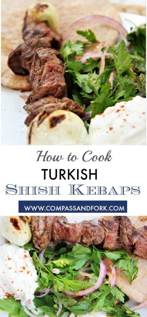 How to Cook Turkish Shish Kebaps #kebap #Turkish #Meatrecipe #Lambrecipe #BBQ www.compassandfork.com