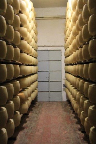 Parmigiano Reggiano Cheese: the Whole Delicious Story Parmigiano Reggiano Maturatio Room www.compassandfork.com