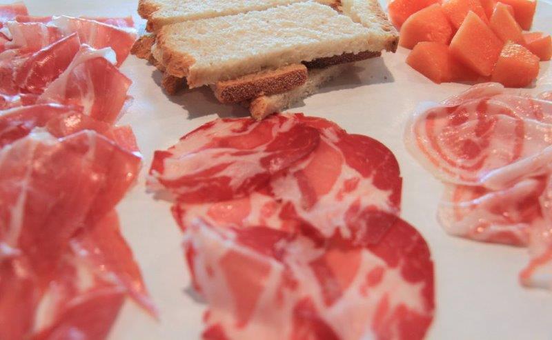 The Best Five Day Bologna Itinerary for Food Lovers Rosa dell' Angelo Prosciutto Platter www.compassandfork.com