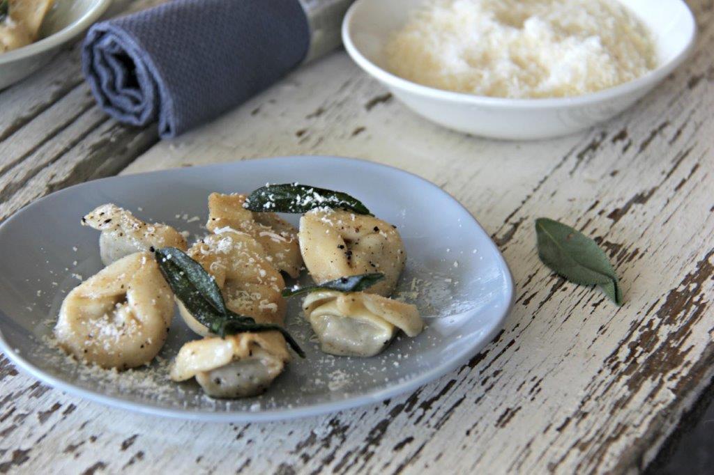 Tortellini with Sage and Butter Sauce | Compass & Fork
