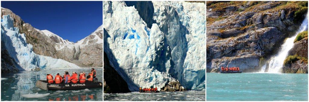 Piloto Glacier Zodiac Excursion Shore Excursion Cruising Ushuaia to Punta Arenas aboard the Via Australis www.compassandfork.com