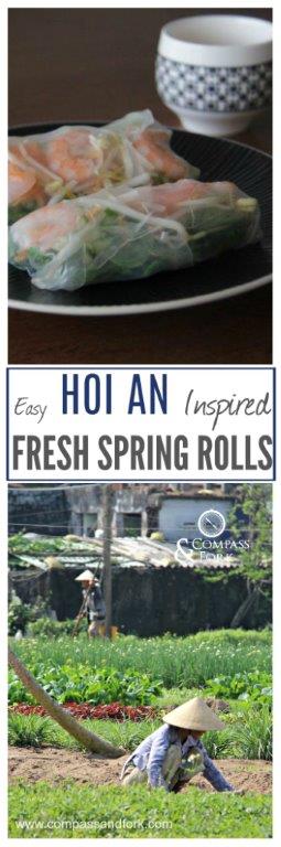 Cooking Schoool in Hoi An and Easy Hoi An Inspired Fresh Spring Rolls www.compassandfork.com
