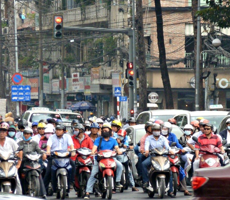 Visiting Ho Chi Minh City for the First Time Motorbikes (Saigon, Vietnam) www.compassandfork.com