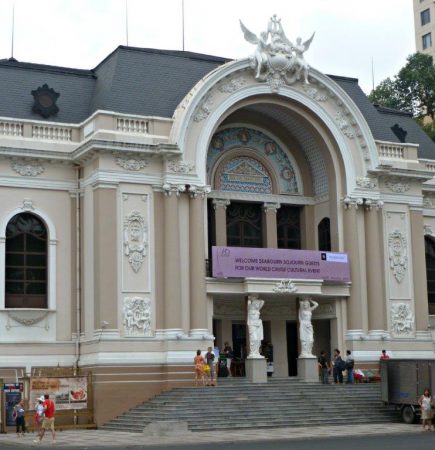 Visiting Ho Chi Minh City for the First Time Saigon Opera House (Saigon, Vietnam) www.compassandfork.com