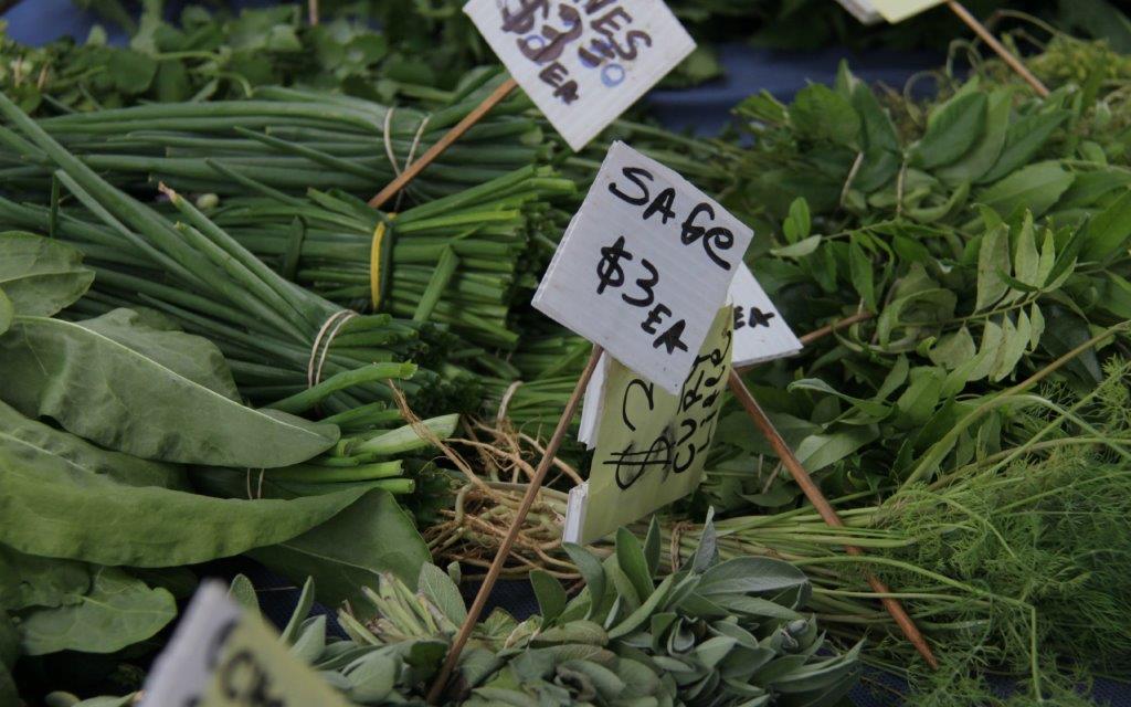 A Guide to the Fabulous Melbourne Markets Fresh Herbs www.compassandfork.com