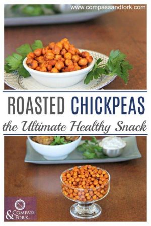Roasted Chickpeas the Ultimate Healthy Snack www.compassandfork.com