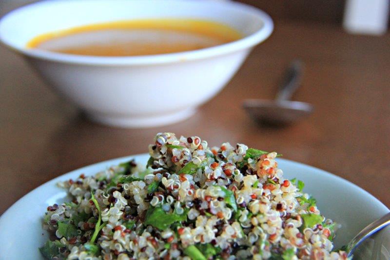 Comfort Butternut Squash Quinoa Soup with Crunch | Compass & Fork