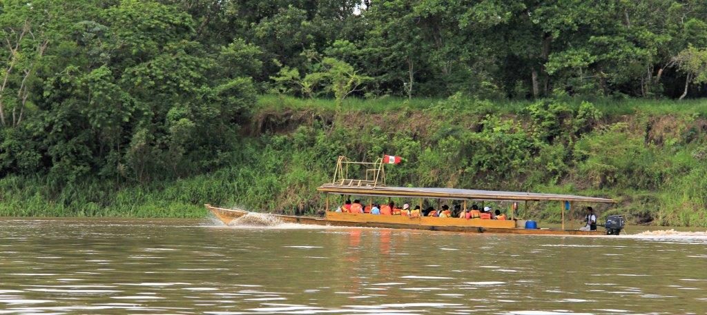 An Adventure in the Spectacular Amazon Rainforest of Peru Boat www.compassandfork.com