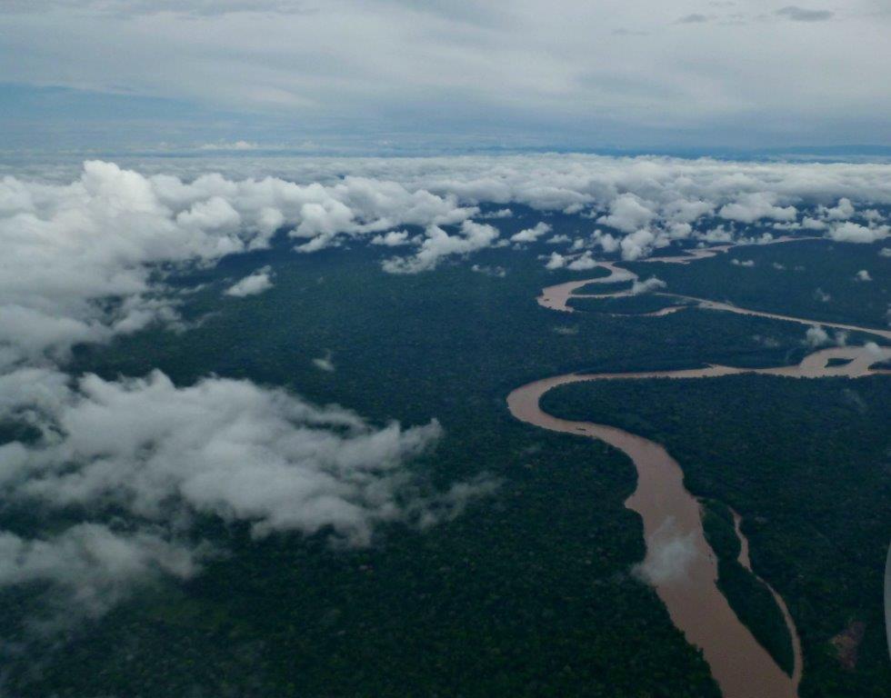 An Adventure in the Spectacular Amazon Rainforest of Peru from the plane www.compassandfork.com