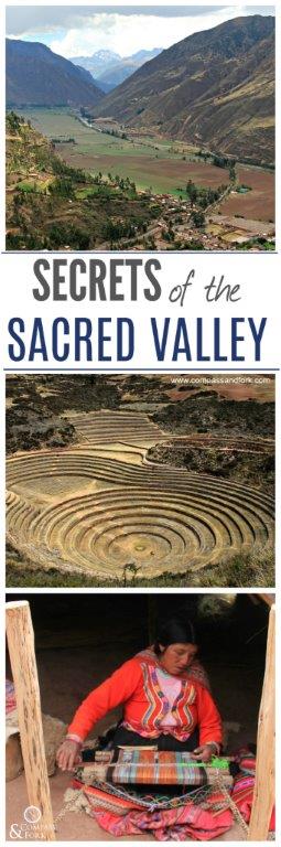 Secrets of the Sacred Valley in Peru, Inca Ruins, traditional weaving and more! www.compassandfork.com
