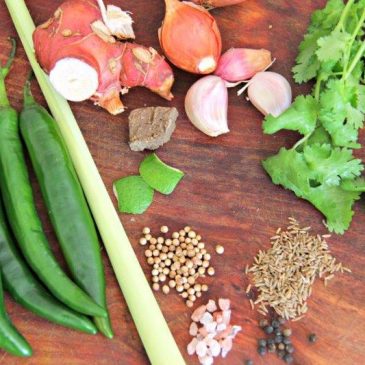 Ingredients - Easy Thai Green Curry Paste That Will Blow Your Mind www.compassandfork.com