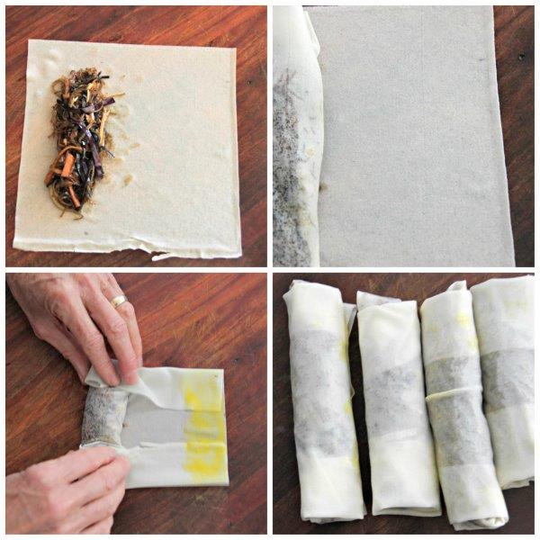 Wrapping Spring Rolls - These Simple Thai Spring Rolls are Sure to Impress www.compassandfork.com