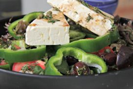 Ready to eat - Easy Greek Village Salad from Naxos Revisited www.compassandfork.com
