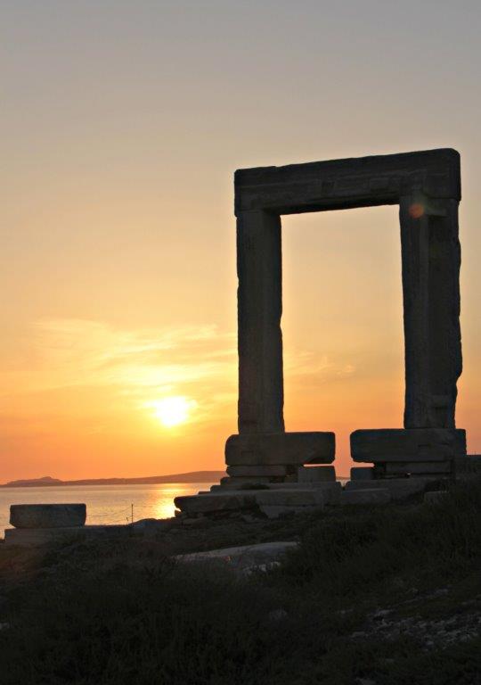 Why Naxos is the Best of the Greek Islands Portara at Sunset www.compassandfork.com