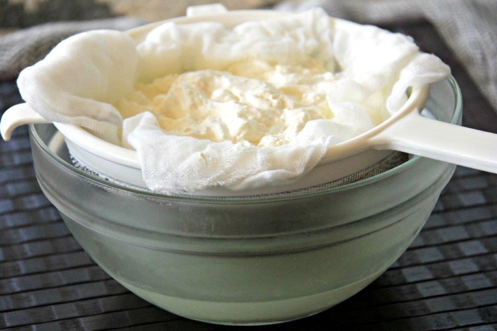 1 cup of liquid - How to Make Labna Cheese From Yogurt www.compassandfork.com