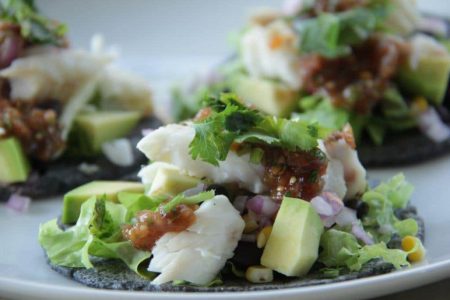 How to Make Healhy Blue Corn Fish Tacos at Home - Ready www.compassandfork.com