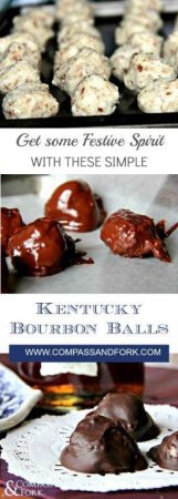 Get Some Festive Spirit with These Simple Kentucky Bourbon Balls www.www.compassandfork.com