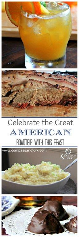 Celebrate the Great American Roadtrip with this Feast www.compassandfork.com
