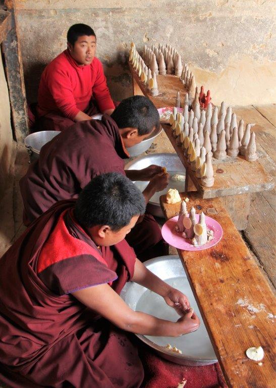 A pictorial Essay of Life in Bhutan Ritual Cakes www.compassandfork.com