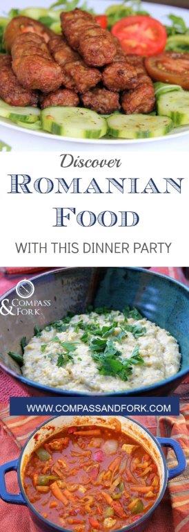 Discover Romainan Food with this Dinner Party www.compassandfork.com