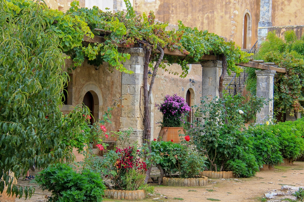 Arkadi Monastery Kapsaliana Village Hotel the Best for Historic Luxury in Crete www.compassandfork.com