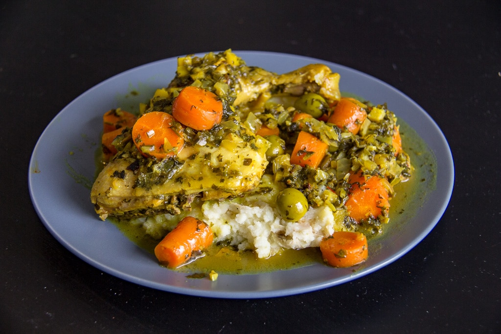 An Easy, Authentic, Moroccan Chicken Tagine Recipe