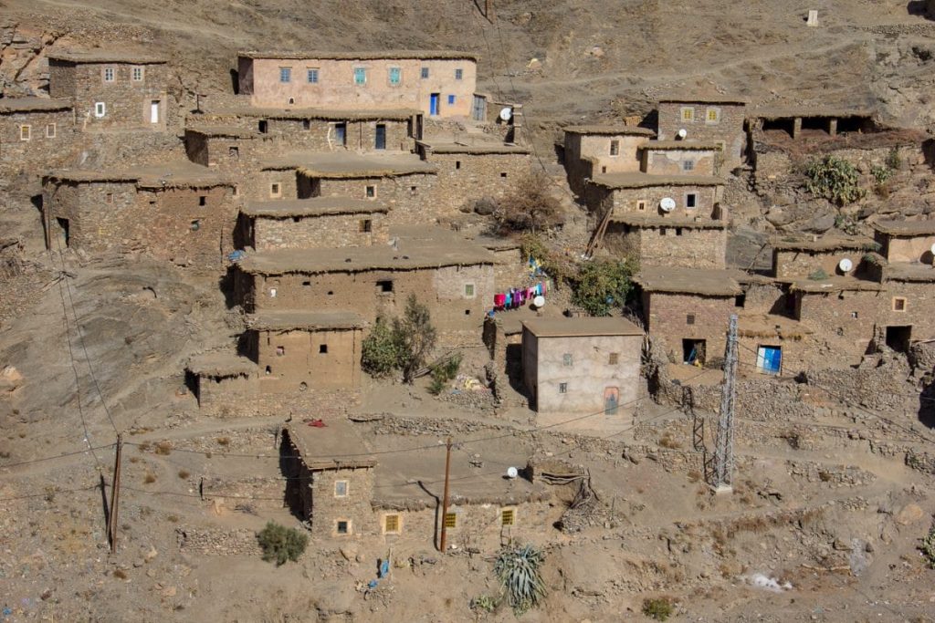 Berber People- traditional Berber village in Morocco