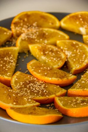 How to make easy Moroccan spiced oranges www.compassandfork.com