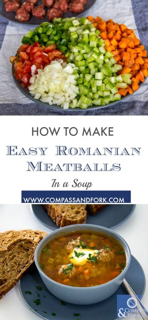 How to Make Easy Romanian Meatballs in a Soup - PIN