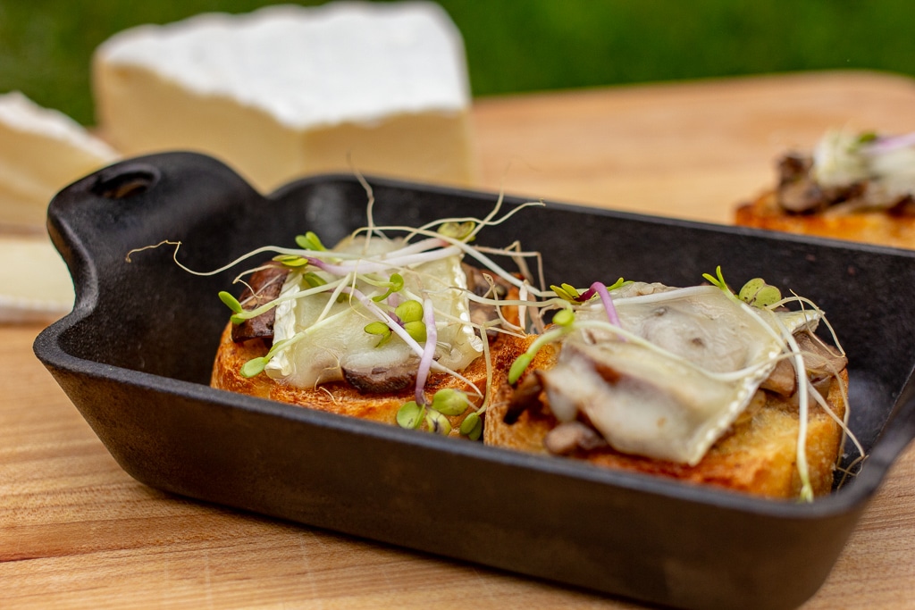 How to Enjoy the Best of French with this Easy Mushroom Brie Toastie | Compass & Fork